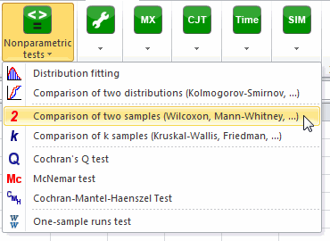 Wilcoxon Signed Rank Test On Two Paired Samples In Excel Tutorial Xlstat Support Center