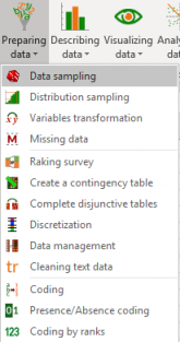 sampling data xlstat Excel statistical sampling Data software  for